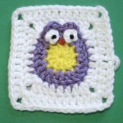 Baby Owl Granny Square Pattern