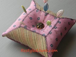 Recycled Neck Tie Pincushion