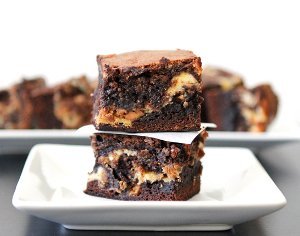 Peanut Butter Cheesecake and Cookie Dough Brownies
