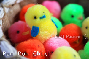 Pom Pom Chick Making