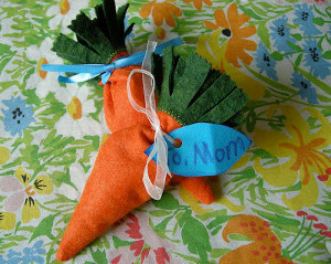 Felt Carrot Goodie Bags