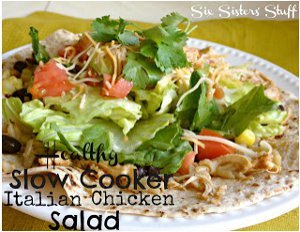 Slow Cooker Italian Chicken Salad