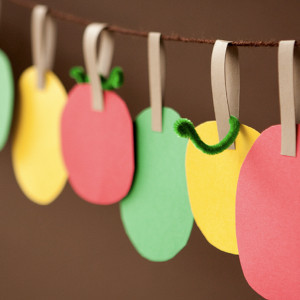 Paper Apple Garland