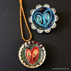 Quilled of Hearts Pendant