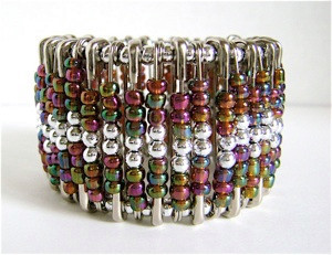 Three-Step Beaded Cuff Bracelet