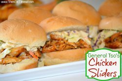 Copycat General Tso's Chicken Sliders