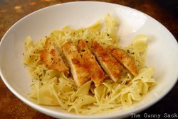 Copycat Noodles and Company Parmesan Chicken and Buttered Noodles