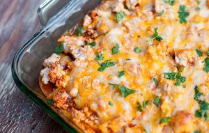 Baked Chicken Tamale Casserole