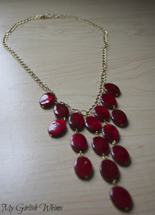 Lady in Red Necklace