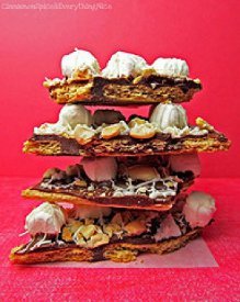 No Bake Cracker Candy Bark