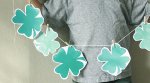 Shamrock Printable Garland