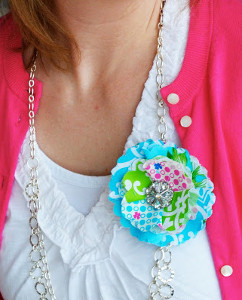 Flower Corsage Necklace