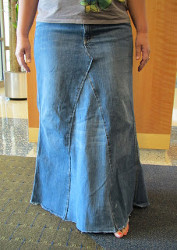 Diy Denim Skirt Allfreesewing Com