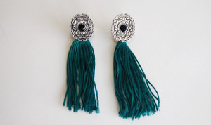 Studs and Tassel Earrings