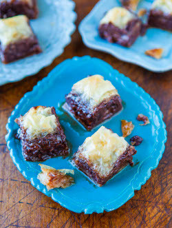 Homemade Nutella Chocolate Chip Baklava