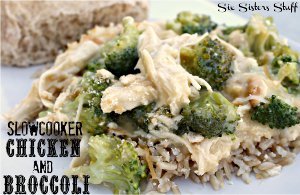 Cheesy Chicken and Broccoli Over Rice