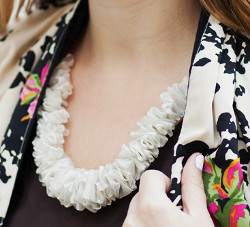 Ruffled Lei Necklace