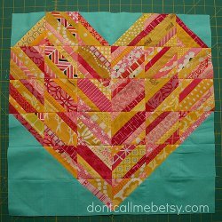 Heart Strings Quilt Block