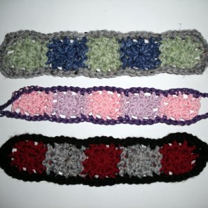 Granny Squares Crochet Headband