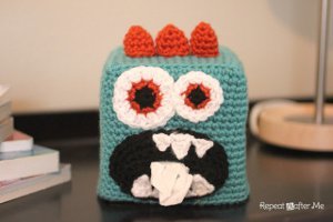 Friendly Monster Tissue Box Cover