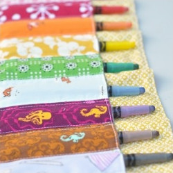 Crayon Storage Roll-Up