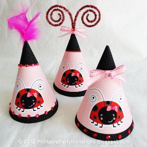 Ladybug Love Hats