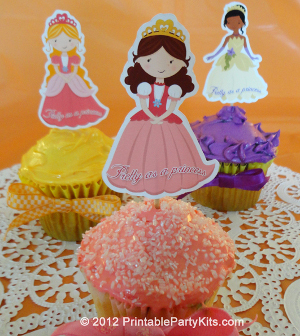 Princess Party Toppers