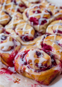 Raspberry Swirl Sweet Rolls