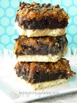 Samoa Brownie Cookie Bars