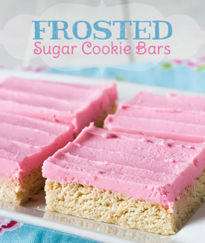 Frosted Sugar Cookie Bars