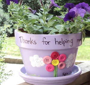 Thanks a Bunch Flower Pot