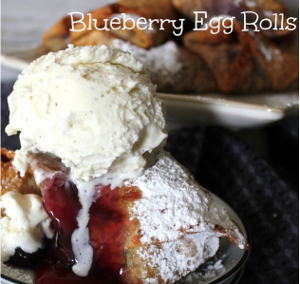 Blueberry Egg Rolls