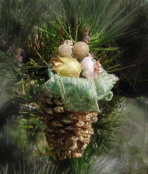 Pretty Pinecone Ornament