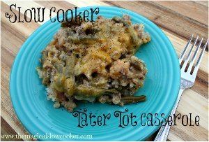 Cheeseburger Tater Tot Casserole