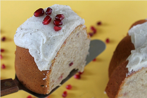 Pomegranate Pound Cake