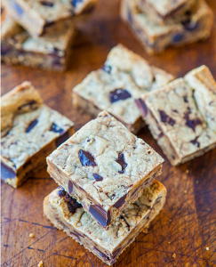 Peanut Butter Chocolate Chunk Cookie Bars