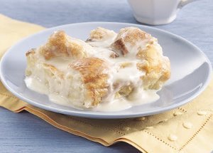 White Chocolate Bread Pudding