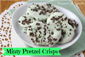 Minty Pretzel Crisps