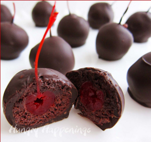 Sweet Chocolate Cherry Bombs