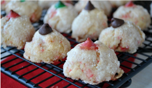 Peppermint Puff Cookies