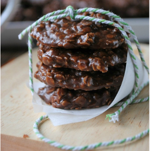 No Bake Cookies with Double Espresso