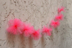 Pom-Pom Tulle Garland