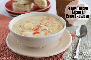 Bacon and Corn Chowder for Four