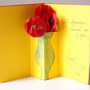 Bouquet in a Vase Card