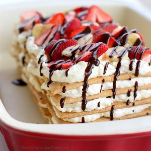 The Banana Split Icebox Cake