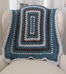 Rectangular Stitch Baby Blanket