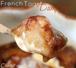 French Toast Dumplings