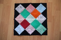 Granny Square Diamonds Block