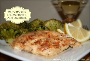 Slow Cooker Lemon Chicken with Broccoli