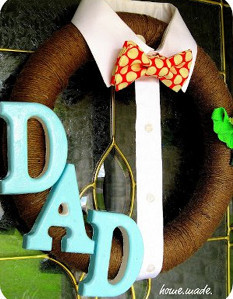 Collared Father's Day Wreath
